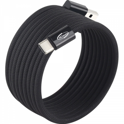 강원전자 넷메이트 USB2.0 마그네틱 AM-CM 케이블 2m (블랙)