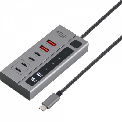 강원전자 넷메이트 USB3.2 C타입 6포트 허브(PD충전 2포트)