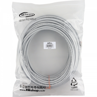 LS전선 NMX-LS6AUS300G CAT.6A UTP Slim 랜 케이블 30m (그레이)