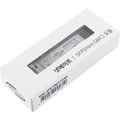 강원전자 넷메이트 10G 싱글모드 SFP+ BiDi 광 모듈(TX1270nm/RX1330nm/40km) NM-SFS10GT1240