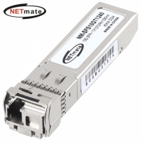 강원전자 넷메이트 10G 싱글모드 SFP+ BiDi 광 모듈(TX1270nm/RX1330nm/40km)