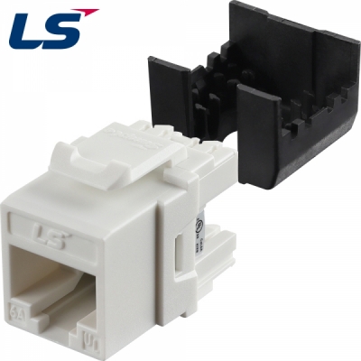 LS전선 CAT.6A UTP 키스톤잭 (화이트)