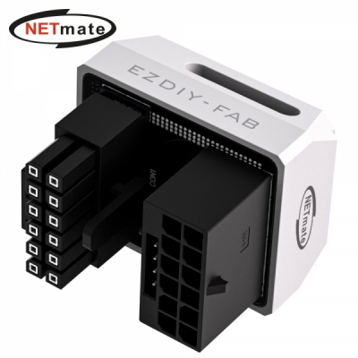 강원전자 넷메이트 600W 12V-2x6 변환 어댑터 (알루미늄 화이트/STD 180도) [EZDIY-FAB]