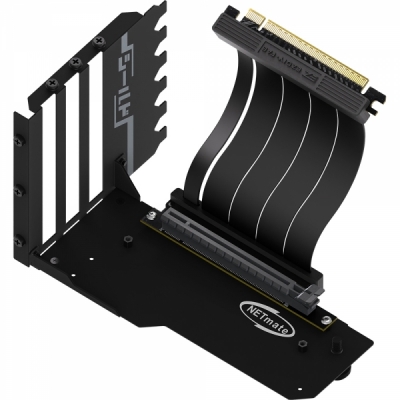 강원전자 넷메이트 PCI-E 4.0 라이저 케이블 지지대 키트 (블랙) [EZDIY-FAB]