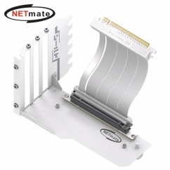 강원전자 넷메이트 PCI-E 4.0 라이저 케이블 지지대 키트 (화이트) [EZDIY-FAB]
