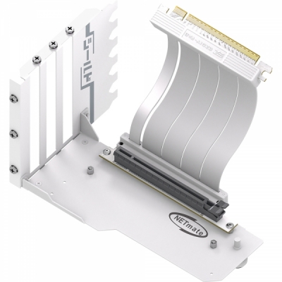 강원전자 넷메이트 PCI-E 4.0 라이저 케이블 지지대 키트 (화이트) [EZDIY-FAB]