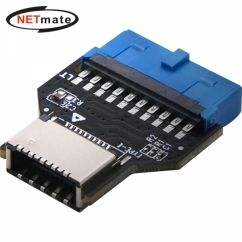 강원전자 넷메이트 USB3.0 20핀 헤더 Type E 변환 어댑터 [EZDIY-FAB]