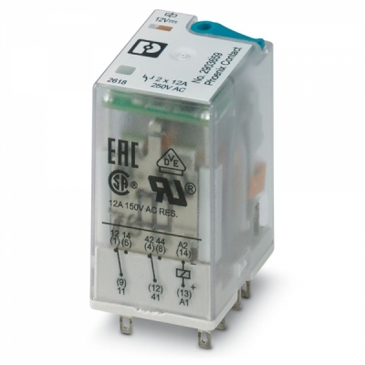 피닉스컨택트 REL-IR2/LDP- 12DC/2X21 전원 접점 산업용 릴레이