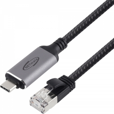 강원전자 넷메이트 랜케이블 일체형 USB Type C 기가비트 랜카드 (3m)