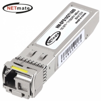 강원전자 넷메이트 10G 싱글모드 SFP+ BiDi 광 모듈(TX1550nm/RX1490nm/80km)