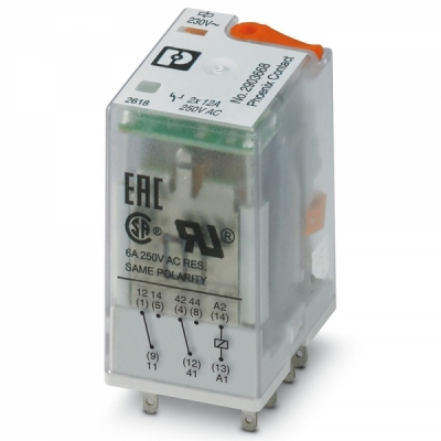 피닉스컨택트 REL-IR2/L-230AC/2X21 단일 릴레이 2903668