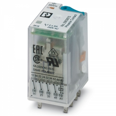 피닉스컨택트 REL-IR4/LDP-220DC/4X21AU 단일 릴레이