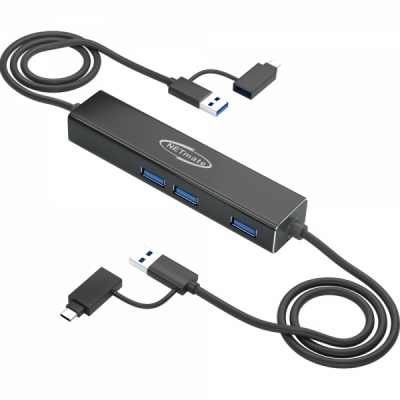 강원전자 넷메이트 USB3.0 KM 데이터 통신 컨버터(키보드/마우스 공유, USB 3포트)