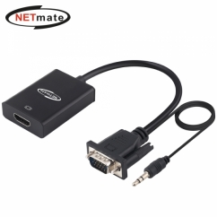 강원전자 넷메이트 VGA(RGB) + Stereo to HDMI 컨버터