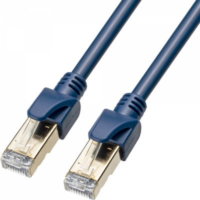 강원전자 산와서플라이 CAT.6A UTP 산업용 랜 케이블 2m (네이비 블루) KB-H6A-02NV