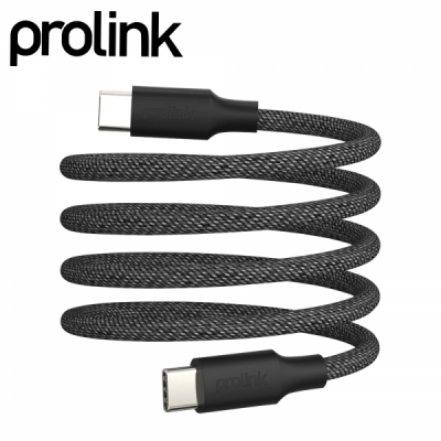 프로링크 USB2.0 마그네틱 C타입 240W 고속충전 패브릭 케이블 1.2m