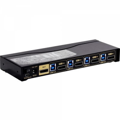 강원전자 넷메이트 8K 지원 Displayport KVM 4:1 스위치(USB)