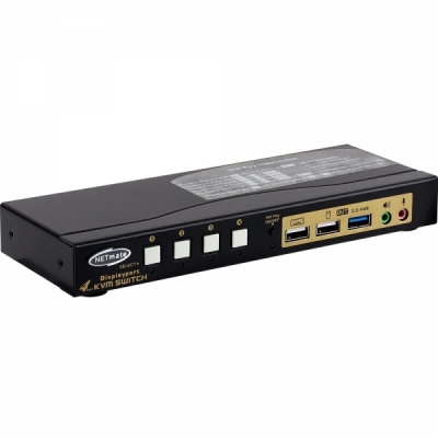 강원전자 넷메이트 8K 지원 Displayport KVM 4:1 스위치(USB)