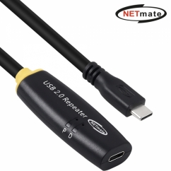 강원전자 넷메이트 USB2.0 C타입 연장 리피터 5m