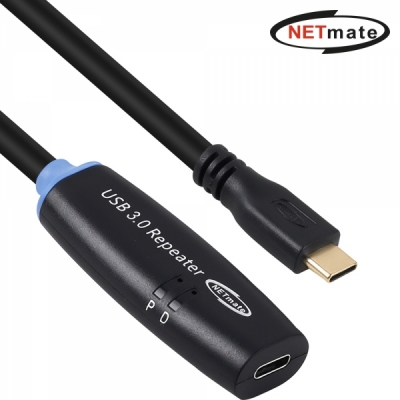 강원전자 넷메이트 USB3.0 C타입 연장 리피터 10m
