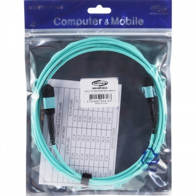 강원전자 넷메이트 OM3 8C MPO 광점퍼코드 2m