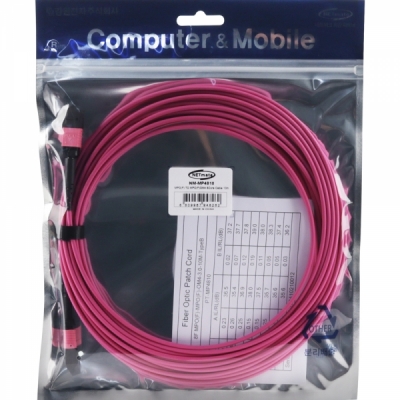 강원전자 넷메이트 OM4 8C MPO 광점퍼코드 10m
