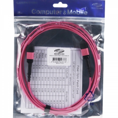 강원전자 넷메이트 OM4 12C MPO 광점퍼코드 2m
