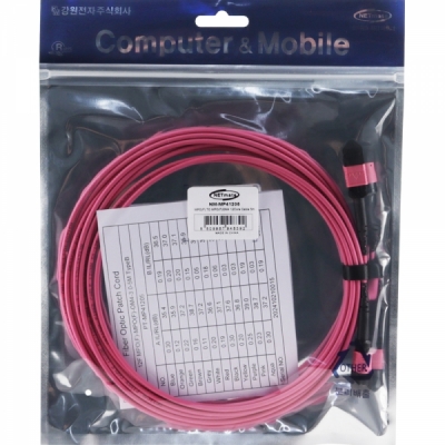 강원전자 넷메이트 OM4 12C MPO 광점퍼코드 5m
