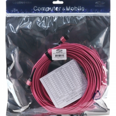 강원전자 넷메이트 OM4 12C MPO 광점퍼코드 30m