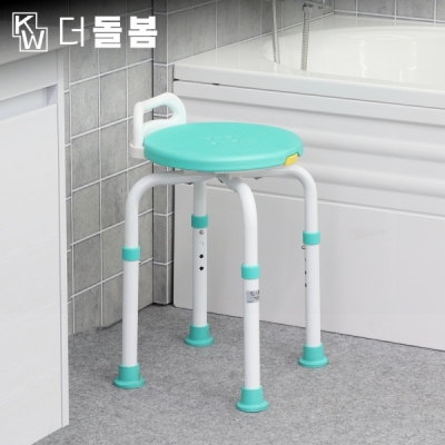강원전자 더돌봄 DB-D1004 회전식 목욕의자 (민트)