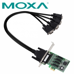 MOXA PCI Express 4포트 RS422/485 아이솔레이션 시리얼카드(슬림PC겸용)