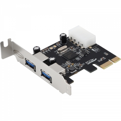 강원전자 넷메이트 USB3.0 2포트 PCI Express 카드(슬림PC겸용)