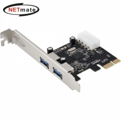 강원전자 넷메이트 USB3.0 2포트 PCI Express 카드(슬림PC겸용)