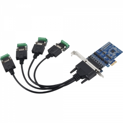 강원전자 넷메이트 PCI Express 4포트 RS422/485 시리얼카드(슬림PC겸용)