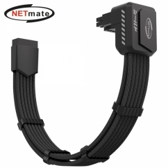 강원전자 넷메이트 600W 12V-2x6 연장 케이블 (블랙/STD 90도) [EZDIY-FAB]