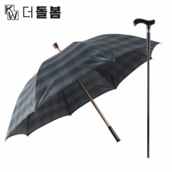 강원전자 더돌봄 지팡이 우산 (그린)
