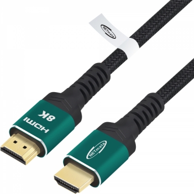 강원전자 넷메이트 HDMI 2.1 Green Metal 케이블 10m