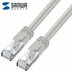 강원전자 산와서플라이 CAT.6 UTP PoE 랜 케이블 5m (그레이)