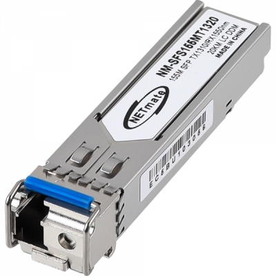 강원전자 넷메이트 155M 싱글모드 SFP BiDi 광 모듈 (TX1310nm/RX1550nm, 20km)
