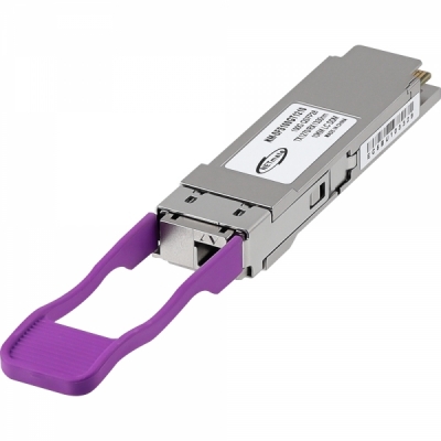 강원전자 넷메이트 100G 싱글모드 QSFP28 BiDi LR1 광 모듈 (TX1271nm/RX1331nm, 10km)