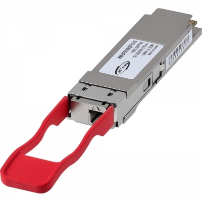 강원전자 넷메이트 100G 싱글모드 QSFP28 BiDi LR1 광 모듈 (TX1331nm/RX1271nm, 10km)