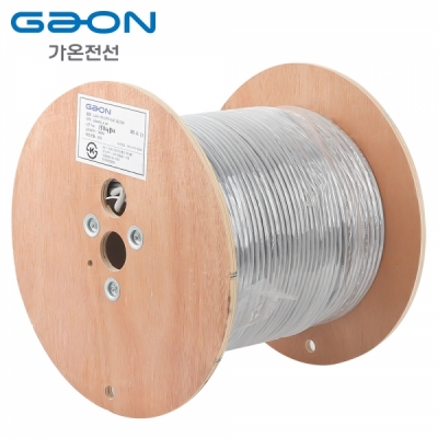 가온전선 CAT.5E SF/UTP 케이블 300m (단선/그레이) LAN-SFTP-CAT-5E/CM