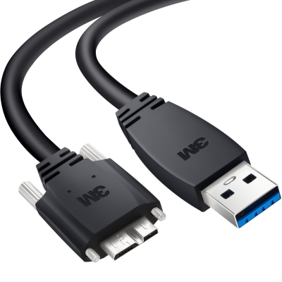 3M USB3 Vision AM-MicroB 케이블 5m 1U30A-MB2-SA1-500