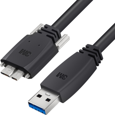 3M USB3 Vision AM-MicroB 케이블 5m 1U30A-MB2-SA1-500