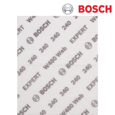 보쉬 EXPERT W480 115x140mm Web 핸드 샌딩 페이퍼 240방(2개입/2608902383)