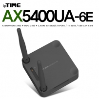 ipTIME(아이피타임) 11ax USB 무선 랜카드 AX5400UA-6E BLACK