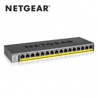 넷기어 16포트 기가비트 스위칭 허브, 183W PoE+ GS116PP