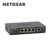 넷기어 5포트 기가비트 스위칭 허브, 63W PoE+ 4포트 GS305EP