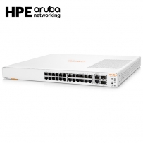 HPE Aruba 24포트 기가비트 스위칭 허브, 370W PoE / 10G SFP+ 2슬롯 JL807A