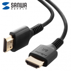 강원전자 산와서플라이 8K 60Hz HDMI 2.1 Slim 케이블 0.5m KM-HD20-US05